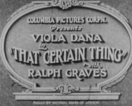 笃定之事 That Certain Thing.1928 字幕下载